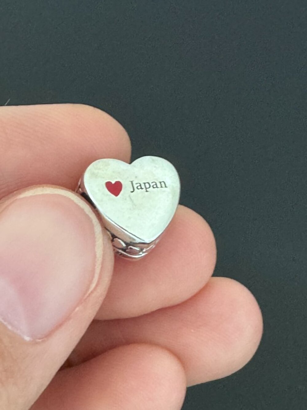 Authentic Pandora Japan Exclusive Travel Heart Charm - Picture 7 of 8